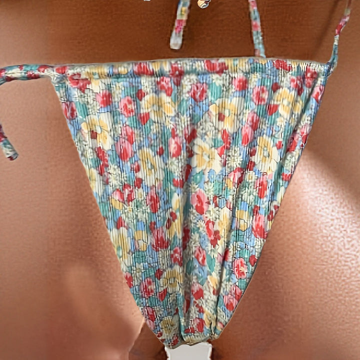 Damen Triangel-Bikini mit verstellbaren Bindebändern Echo Archiv