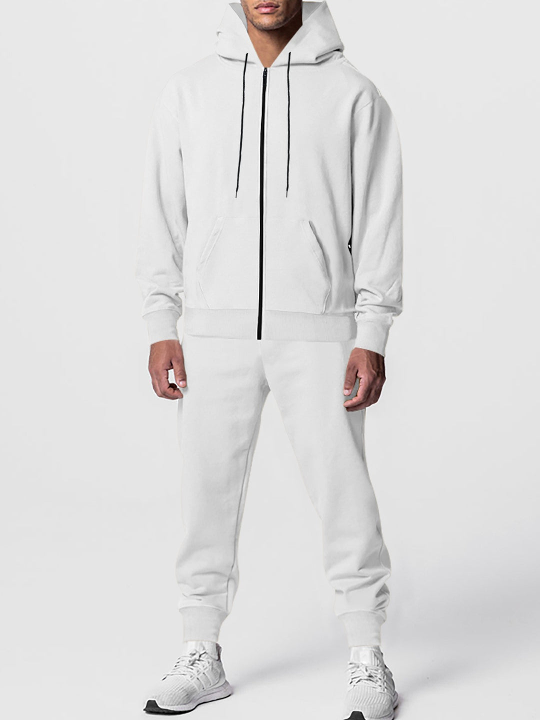 Herren Sportlicher Fleece-Jogginganzug mit Kapuze Echoarchiv