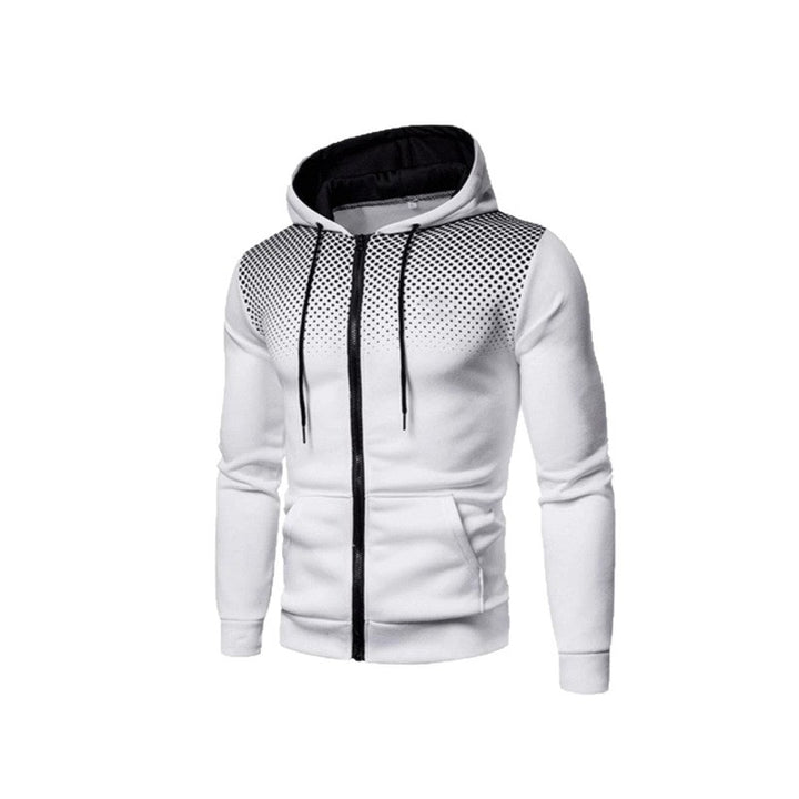 Herren Sportlicher Kapuzenpullover mit stylischem Grafikdesign Echoarchiv