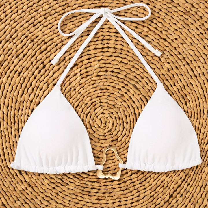 Damen Triangel-Bikini mit verstellbarem Halter und elegantem Schnallen-Detail Echo Archiv