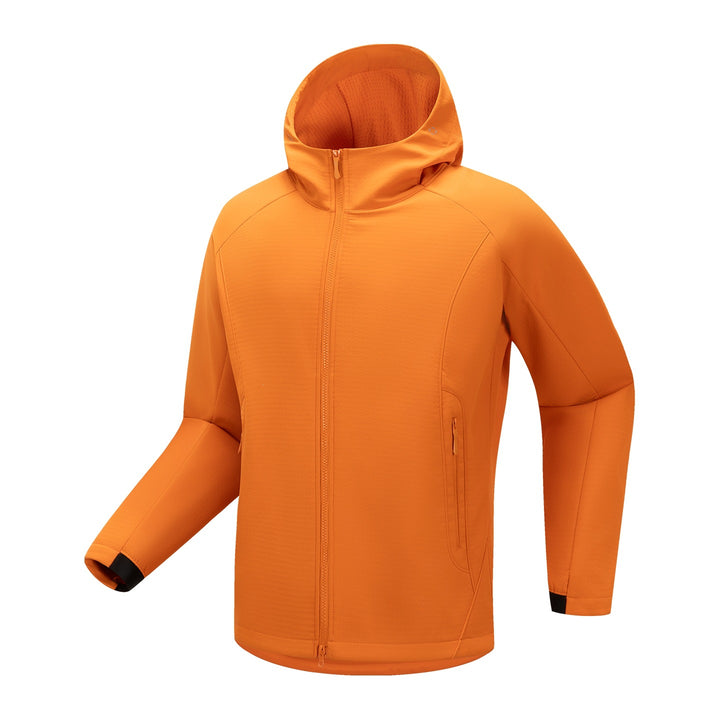Herren Softshell-Funktionsjacke mit Wattierung, Kapuze & Zwei-Wege-Reißverschluss Echoarchiv