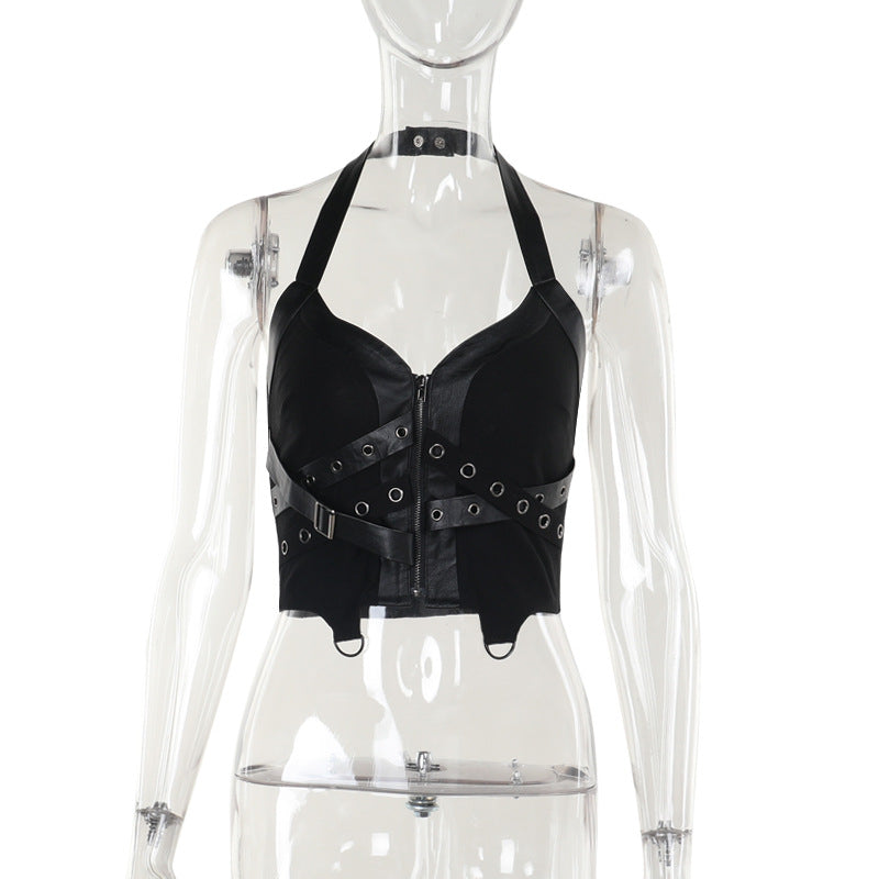 Damen figurbetonte Bluse mit Rüschendetails und Schnürung Echo Archiv