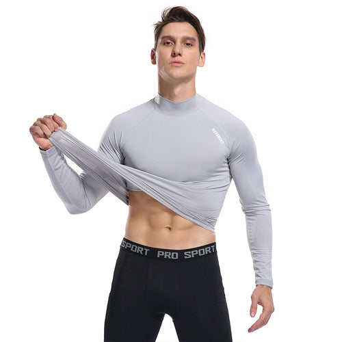 Herren Funktionsshirt mit hochabschließendem Kragen und atmungsaktiven Eigenschaften Echoarchiv