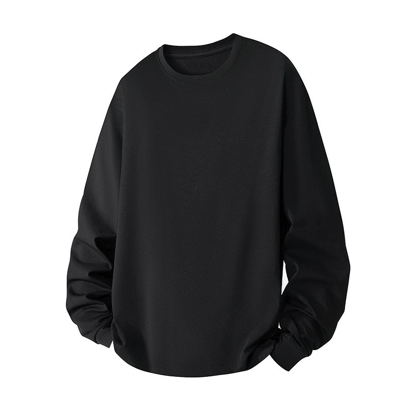 Herren Oversize-Sweatshirt aus Baumwollmix mit Rundhalsausschnitt und gerippten Bündchen Echo Archiv