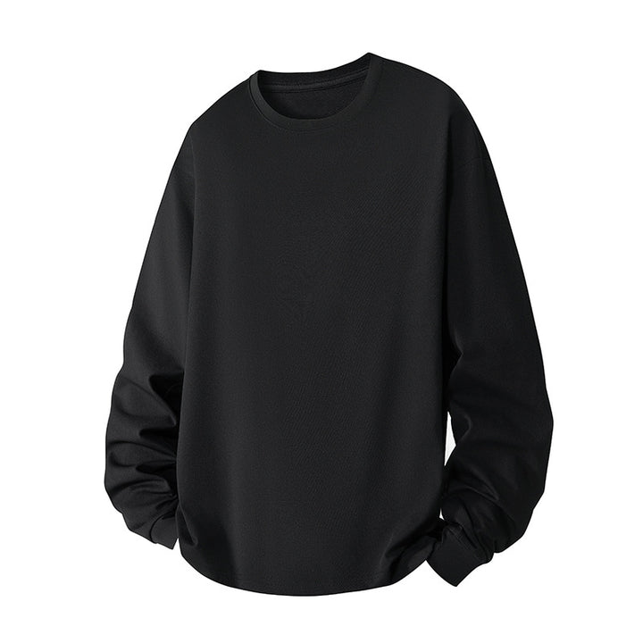 Herren Oversize-Sweatshirt aus Baumwollmix mit Rundhalsausschnitt und gerippten Bündchen Echo Archiv