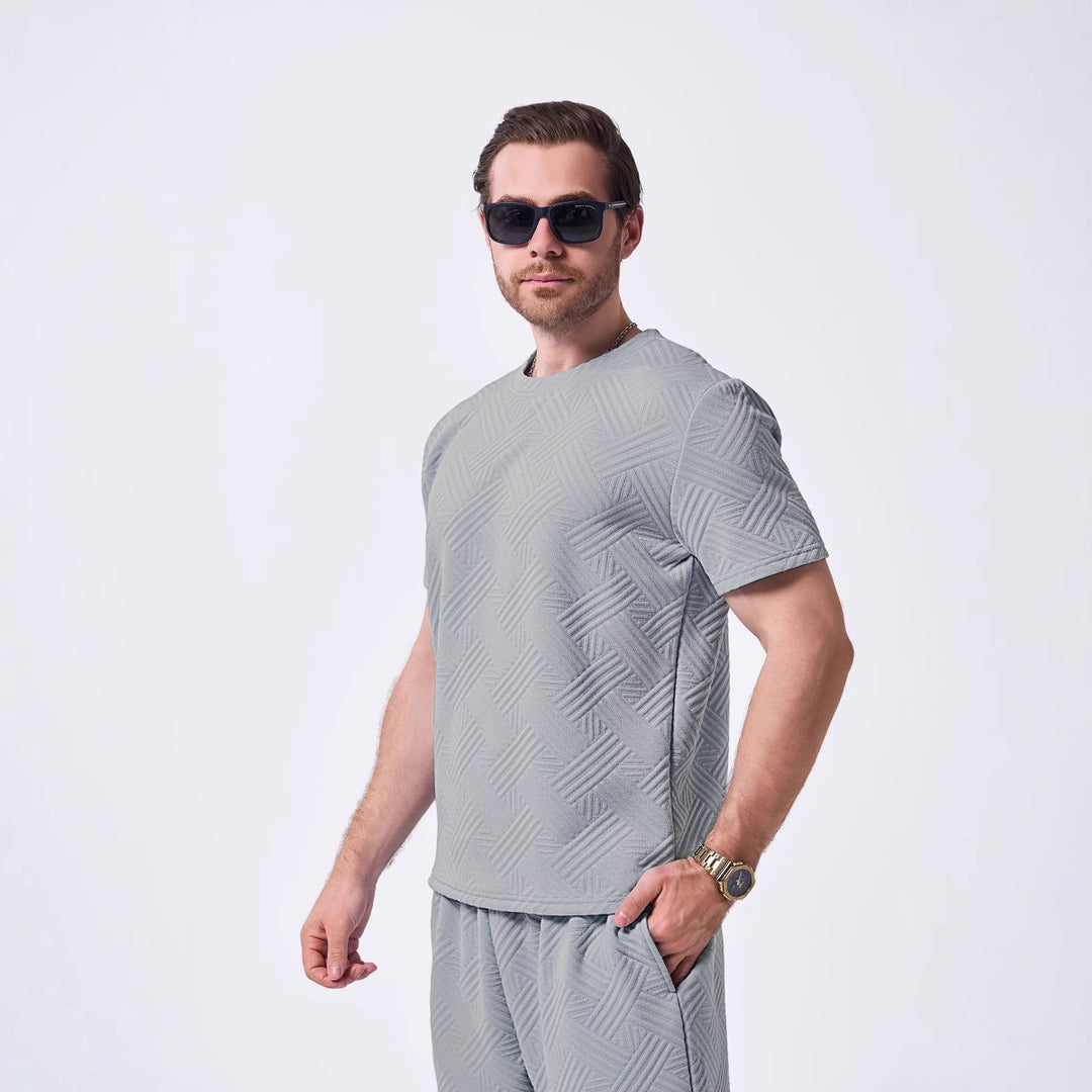 Herren lässiges Premium T-Shirt mit strukturiertem Design und hohem Tragekomfort Echoarchiv