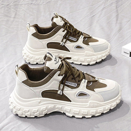 Damen modische Chunky Sneakers mit griffiger Sohle Echo Archiv