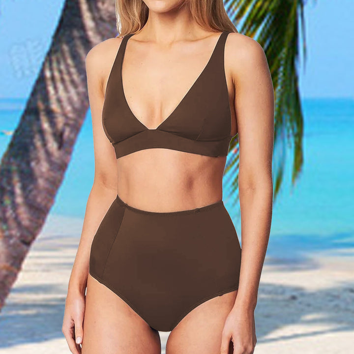 Damen Hochgeschnittener Bikini mit vorteilhaftem Schnitt Echo Archiv