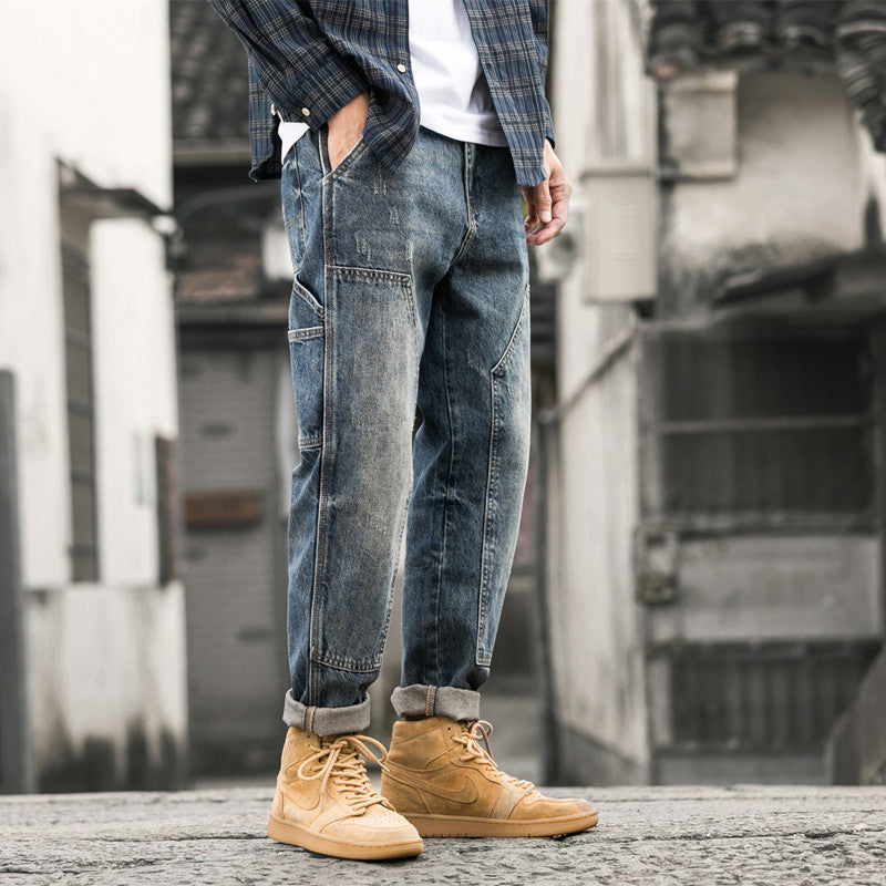 Herren Modische Relaxed-Fit Jeans Echoarchiv