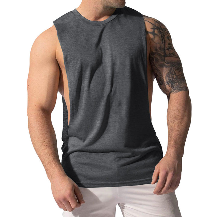 Herren nan Muskelshirt mit extra tiefen Armöffnungen und atmungsaktivem Baumwollmix Echo Archiv