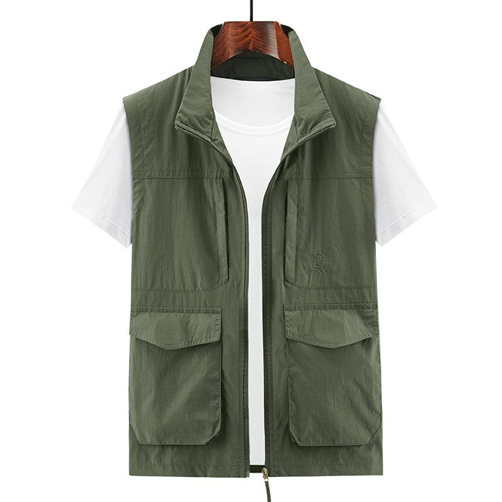 Herren Multifunktionale Outdoor-Weste mit praktischen Taschen Echo Archiv