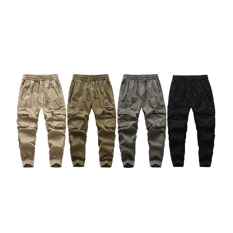 Herren Robust-Canvas Cargo-Jogger mit elastischem Komfortbund, Sicherheits-Pattentaschen und Knieabnähern Echo Archiv
