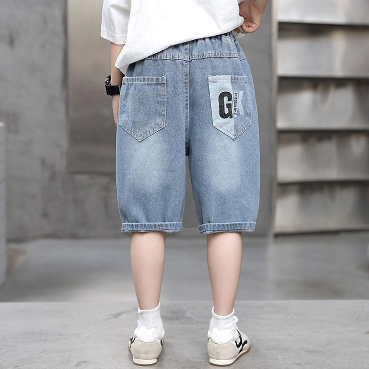 Jungen Denim-Cargo-Shorts mit einzigartigem Design Echo Archiv