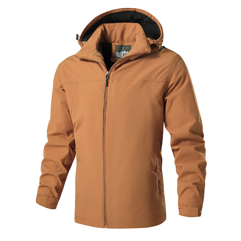 Herren leichte Outdoorjacke mit Kapuze Echo Archiv