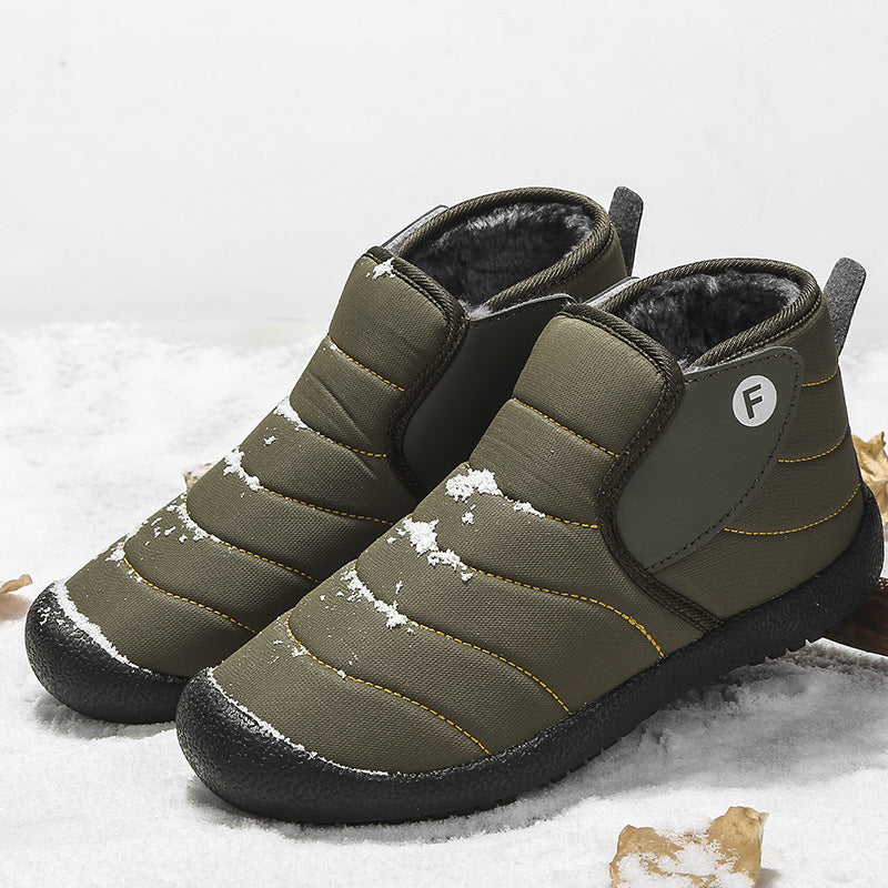 Damen Gefütterte Thermo-Hausschuhe als Outdoor‑Schlupfboots mit Kunstfellfutter und rutschfester Gummisohle Echo Archiv