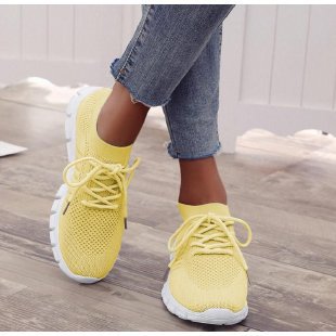Damen atmungsaktiver Strick-Sneaker mit flexibler Segmentsohle und Komfortfußbett Echo Archiv