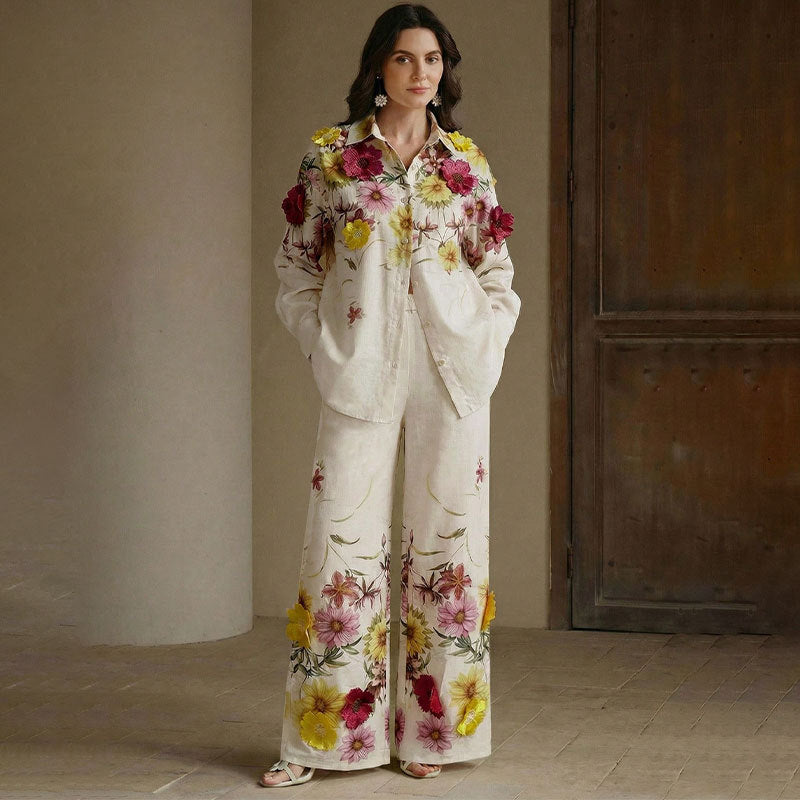 Damen Elegant floral gestalteter Gesamtlook Echo Archiv