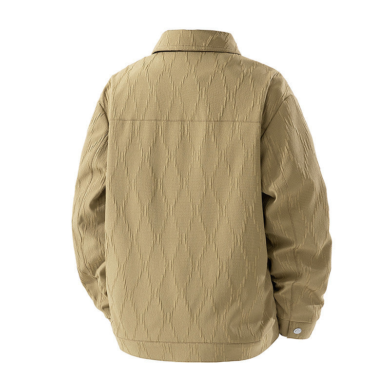 Herren Modische Jacke mit strukturiertem Gewebe Echo Archiv
