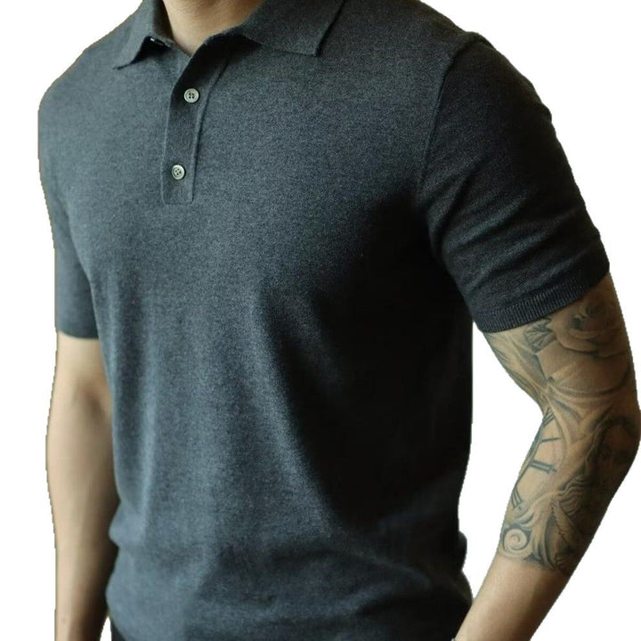 Herren Kurzarm Poloshirt aus hochwertiger Baumwolle Echo Archiv