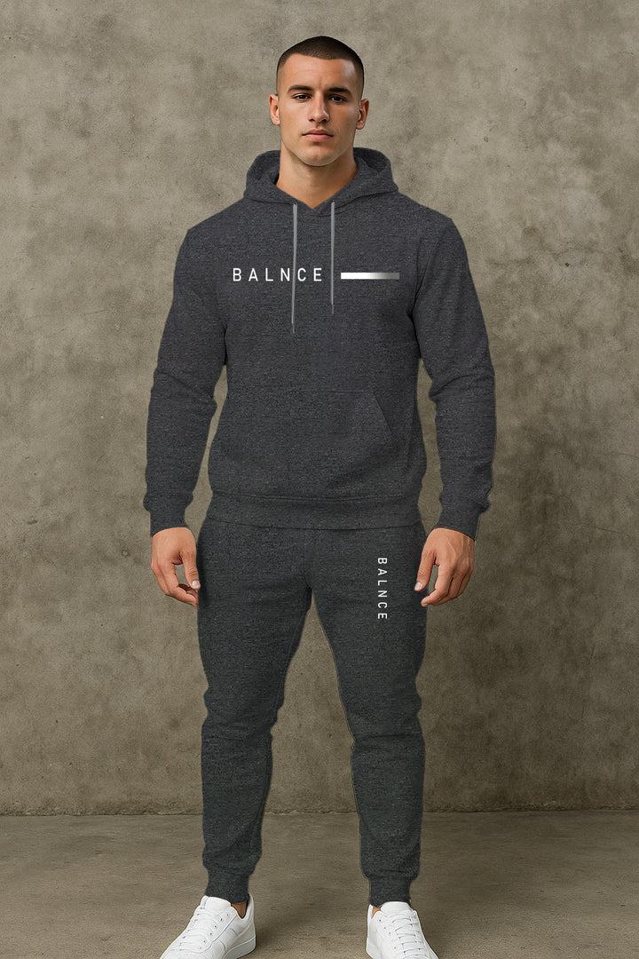 Herren Sportliches Jogginganzug-Set mit Kapuze und praktischen Taschen Echoarchiv