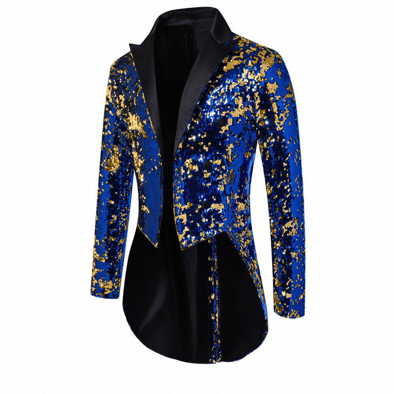Herren Glitzernde Paillettenjacke Echoarchiv