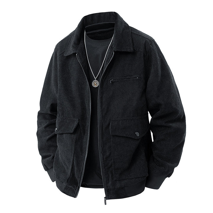 Herren Modische Cordjacke mit praktischen Taschen Echo Archiv