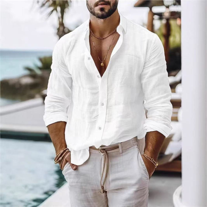 Herren vielseitiges Longsleeve-Hemd Echoarchiv