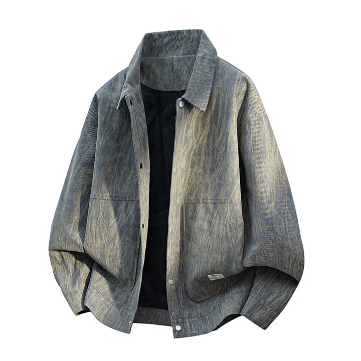 Herren Modische Übergangsjacke mit hohem Kragen Echo Archiv