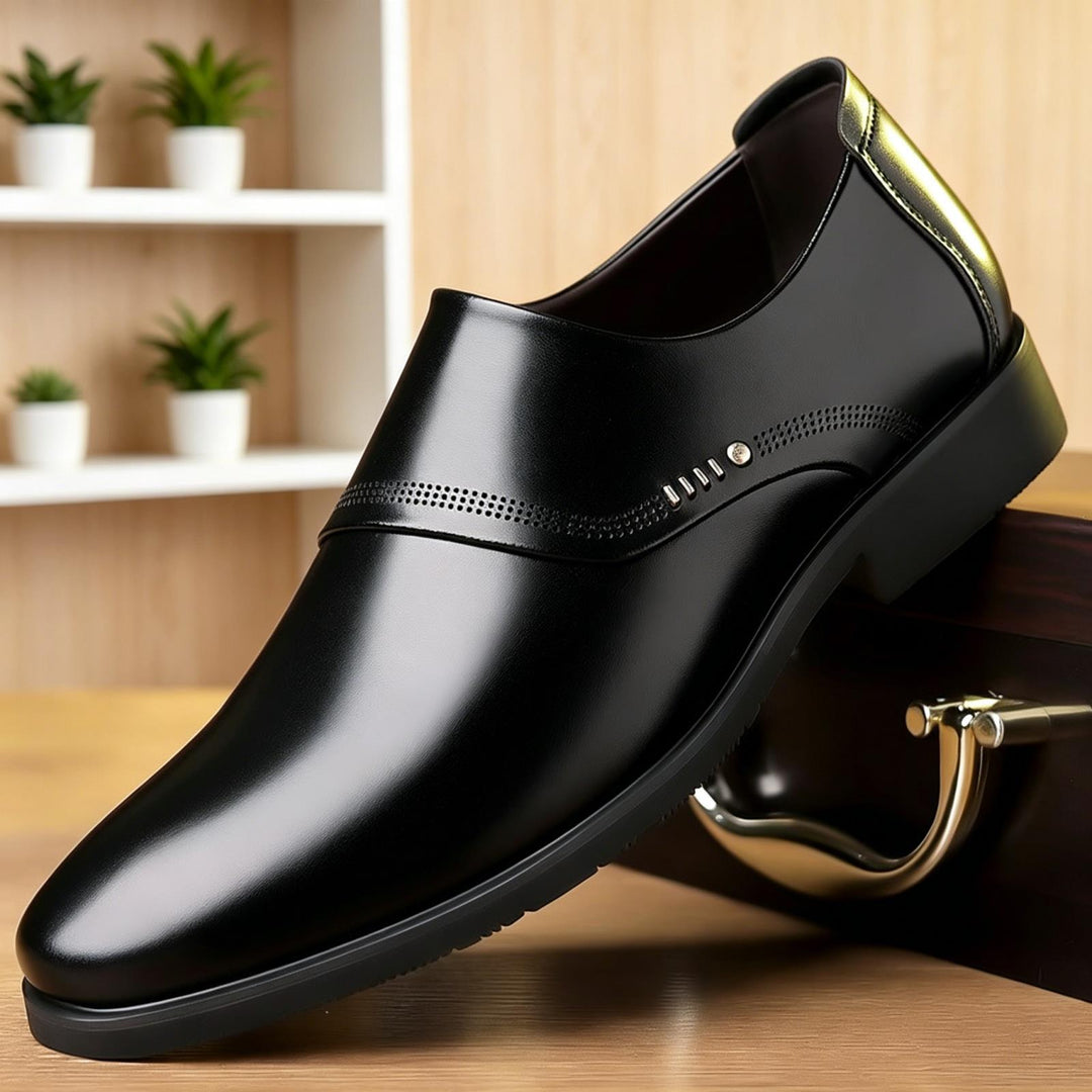 Herren Elegante und Bequeme Lederslipper Echoarchiv
