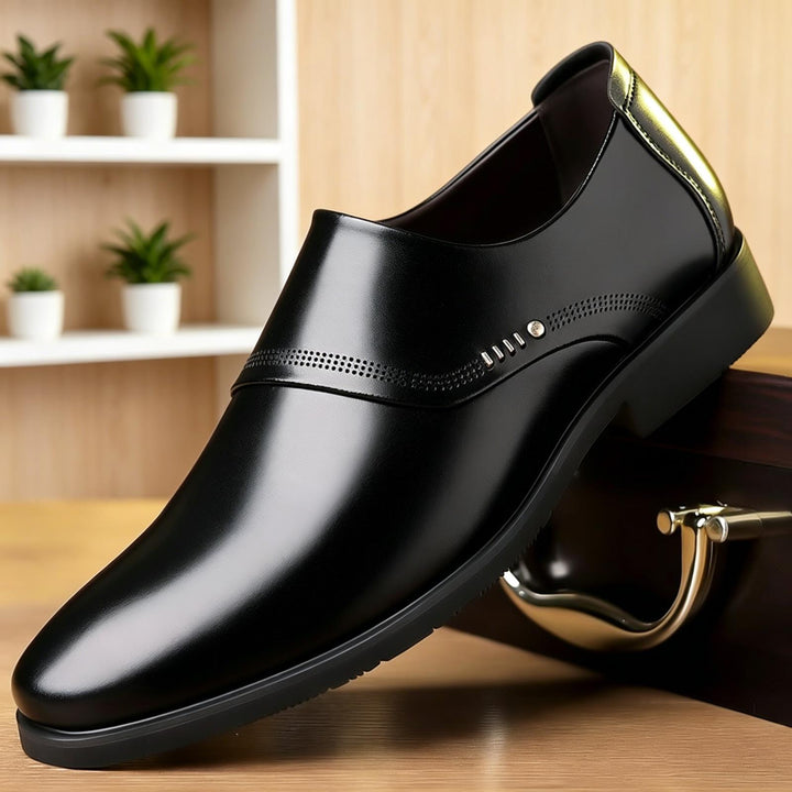 Herren Elegante und Bequeme Lederslipper Echoarchiv