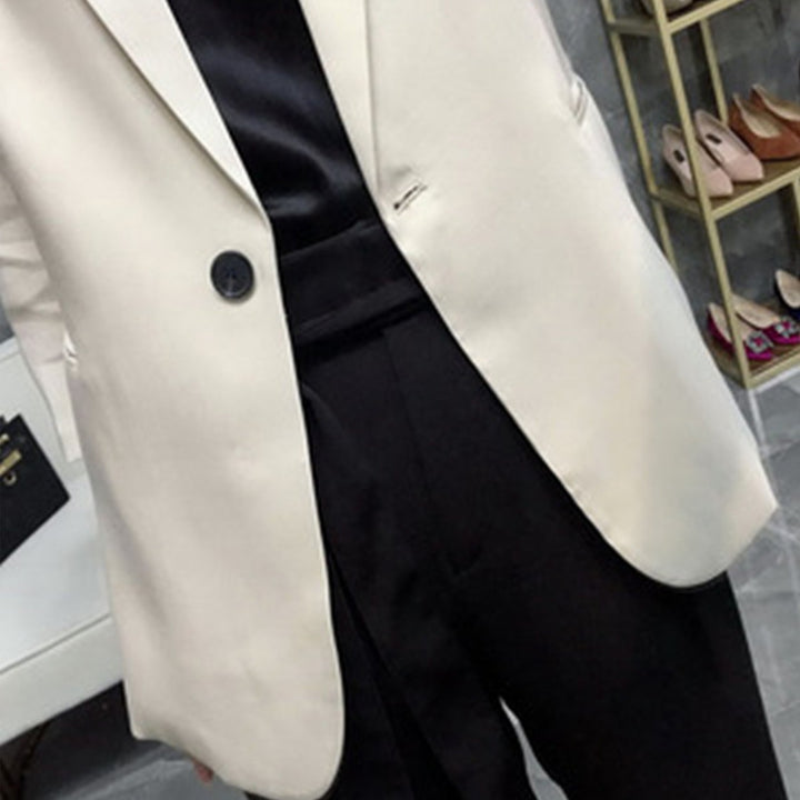 Damen Eleganter Blazer mit schmalem Schnitt Echoarchiv