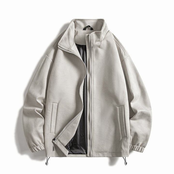 Herren Fleecejacke mit elastischen Bündchen und praktischen Taschen Echoarchiv
