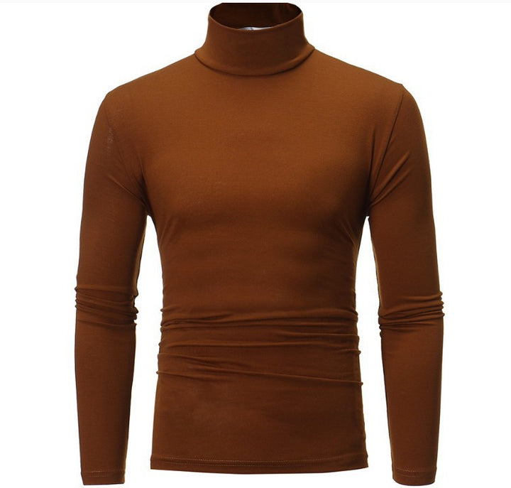 Herren eleganter Rollkragenpullover aus bequemen Stretchmaterial Echoarchiv