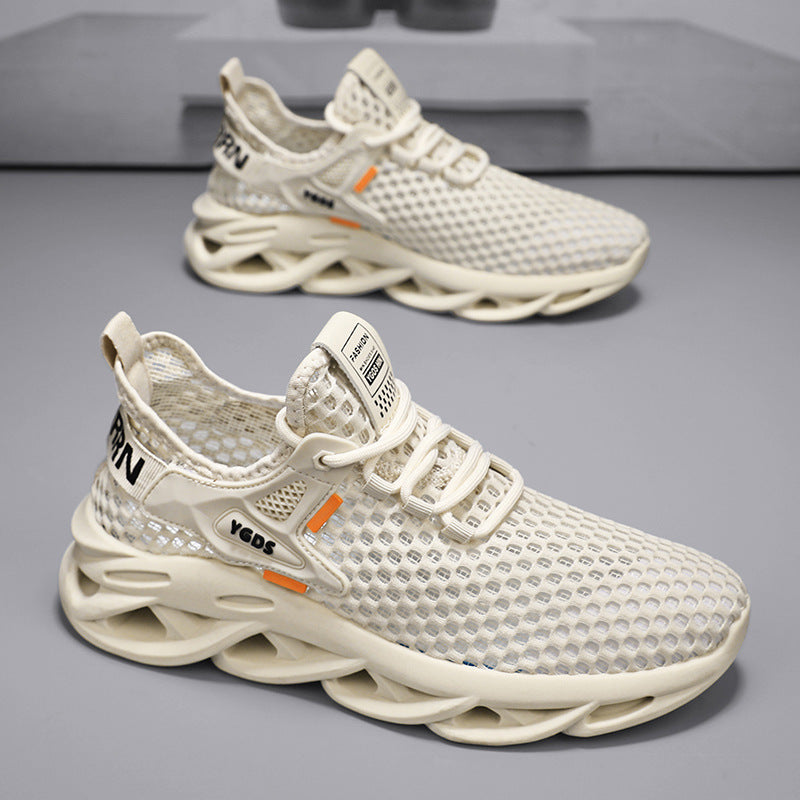 Herren Atmungsaktiver Knit-Sneaker mit elastischem Einstieg und skulpturaler Hohlkammer-Sohle Echoarchiv