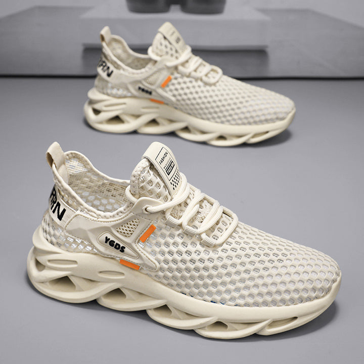 Herren Atmungsaktiver Knit-Sneaker mit elastischem Einstieg und skulpturaler Hohlkammer-Sohle Echoarchiv