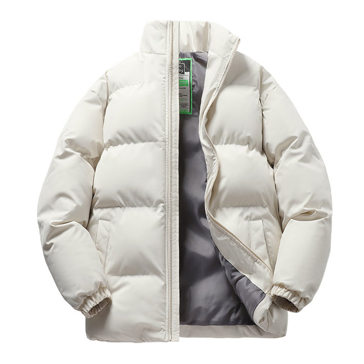 Unisex nan gesteppte Winterdaunenjacke mit hohem Stehkragen und elastischen Bündchen Echo Archiv
