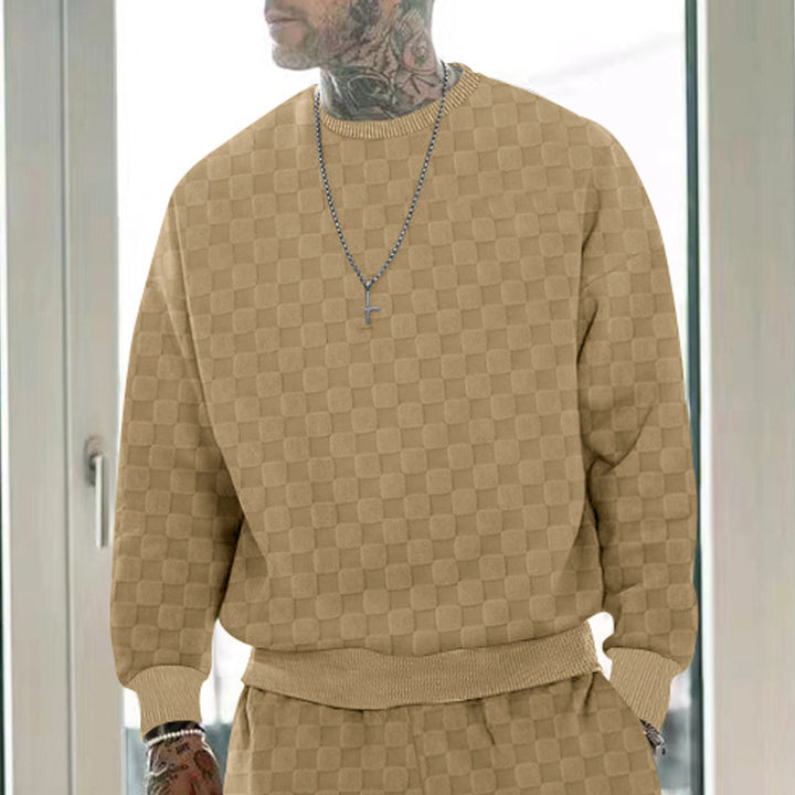 Herren Freizeit-Sweatshirt mit strukturierter Oberfläche Echoarchiv