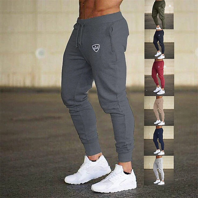 Herren Sweatpants mit schmalem Schnitt und elastischem Bund Echoarchiv