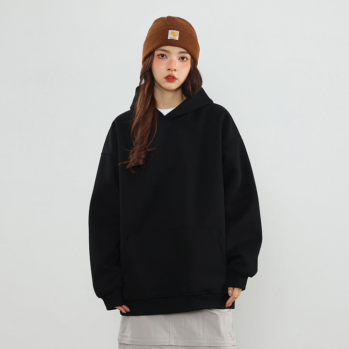 Unisex Oversize Kapuzenpullover aus schwerem Scuba‑Fleece mit Kängurutasche Echo Archiv