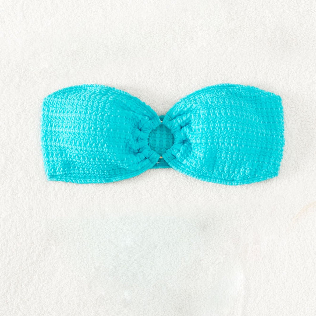 Damen Bandeau-Bikinioberteil mit strukturierter Oberfläche Echo Archiv