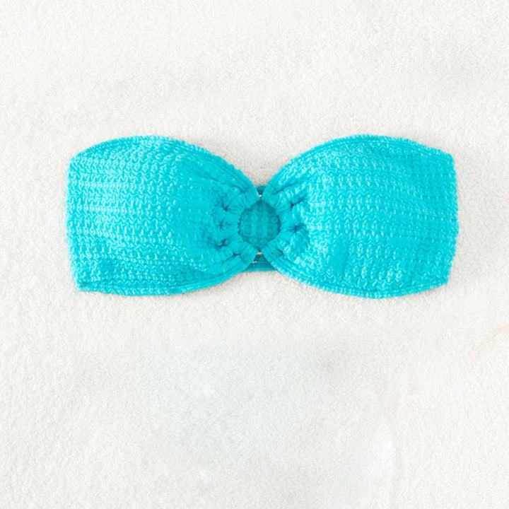 Damen Bandeau-Bikinioberteil mit strukturierter Oberfläche Echo Archiv