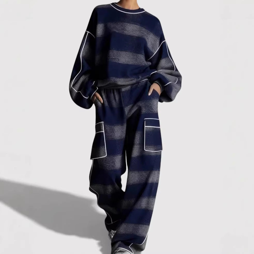 Damen Lässiges Sportliches Lounge-Set – Élanora