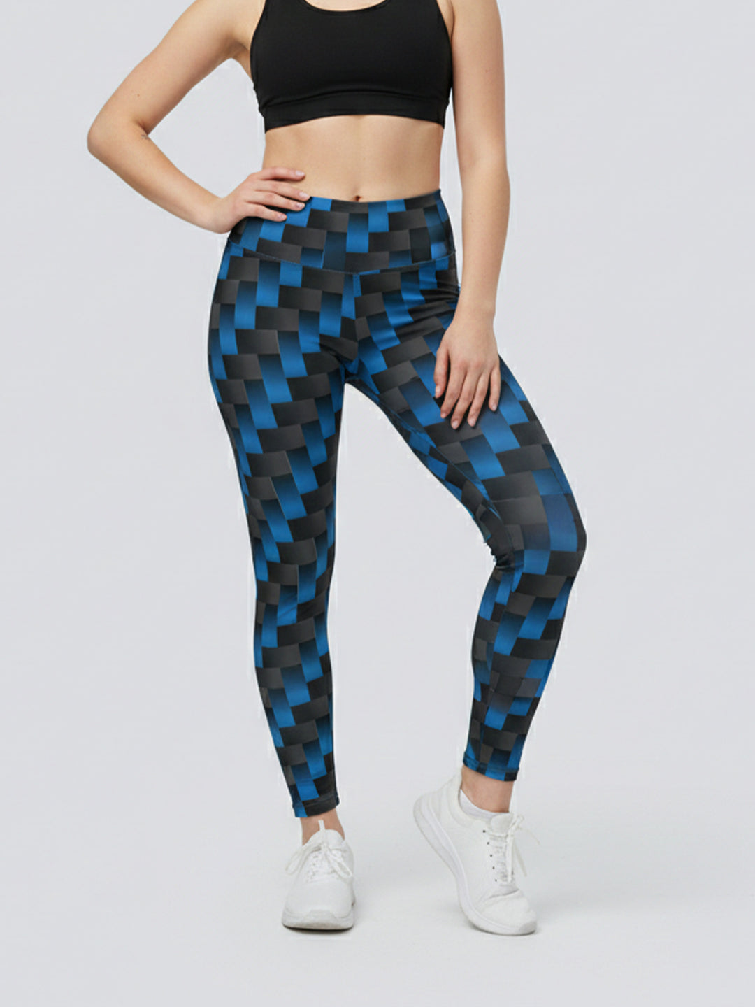 Damen Sportlegging mit stilvollem grafischen Design Echo Archiv