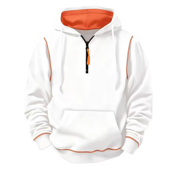 Herren Sportliche Kapuzenjacke mit Reißverschluss Echo Archiv