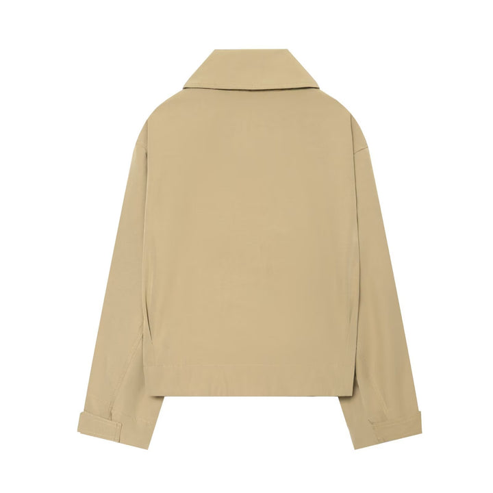 Damen Kurzjacke mit Oversize-Kragen und verstellbaren Manschetten Echo Archiv