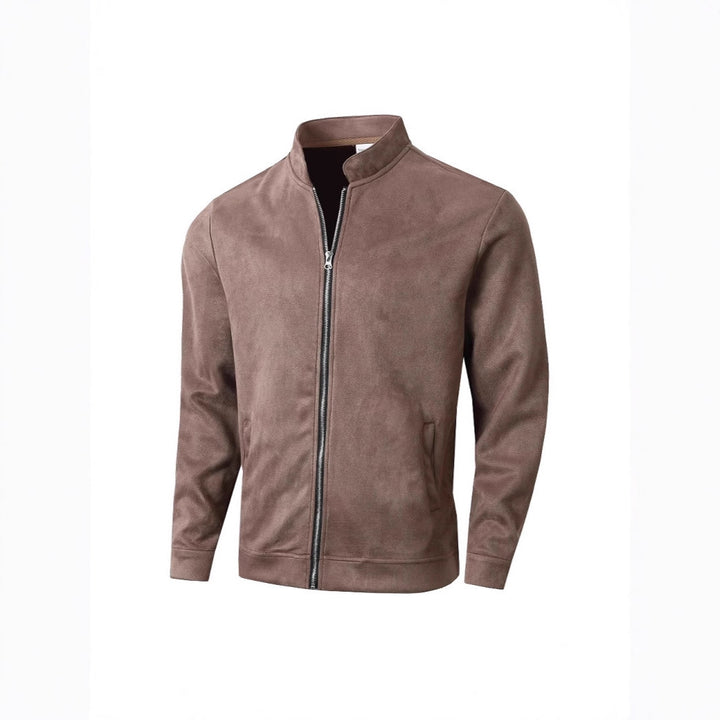 Herren Fleecejacke mit modernem Stehkragen und weichem Innenfutter Echoarchiv