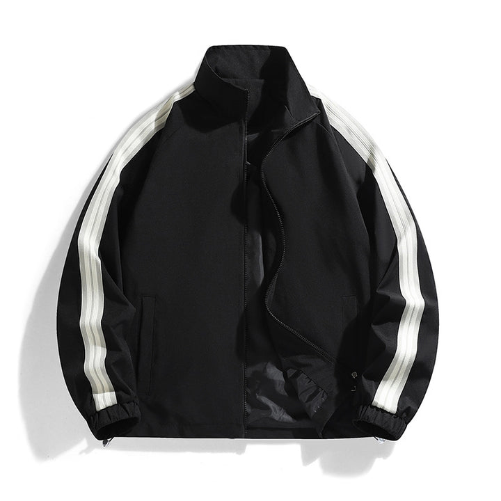 Herren sportliche Trainingsjacke mit atmungsaktiven Einsätzen Echoarchiv
