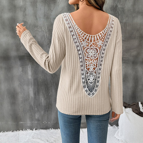 Damen Gerippter Oversize-Pullover mit weichem Feinstrick, Boot-Ausschnitt und lockerem Saum – Mavelle