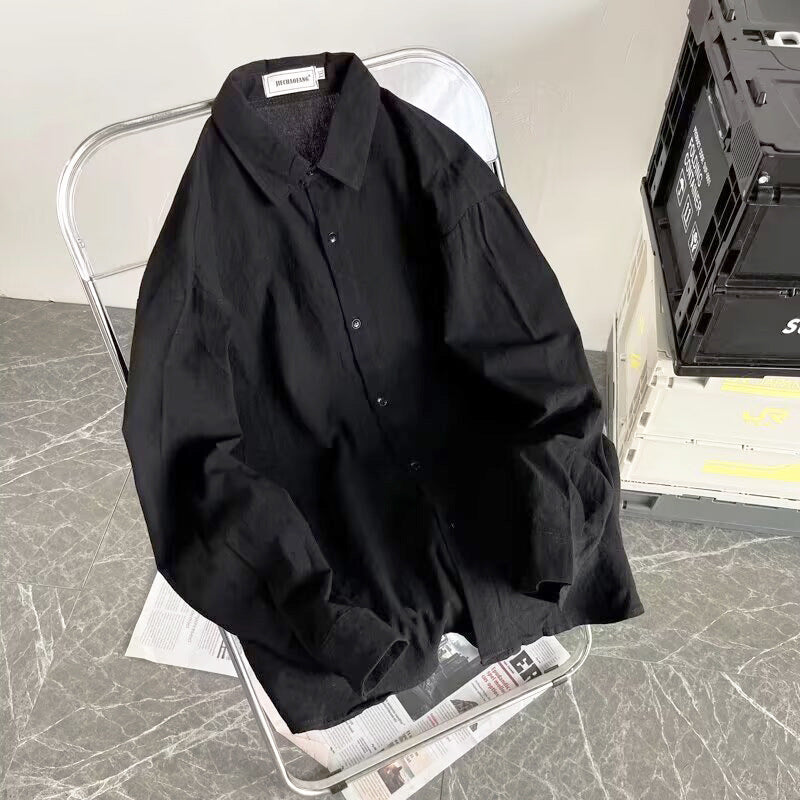 Herren Lässiges Hemd mit Brusttasche und Knopfleiste Echoarchiv