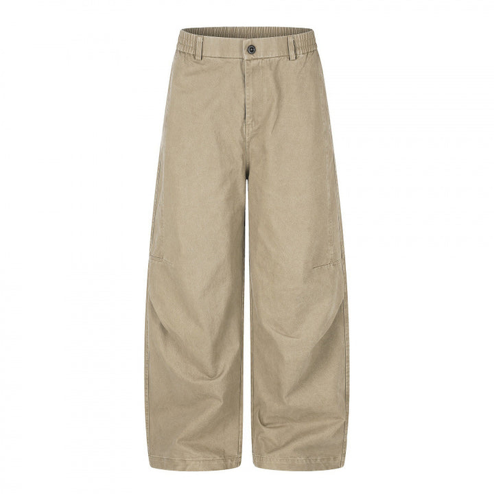 Damen Weite Culotte-Hose mit hohem Bund, elastischem Einsatz und Utility‑Nähten Echo Archiv